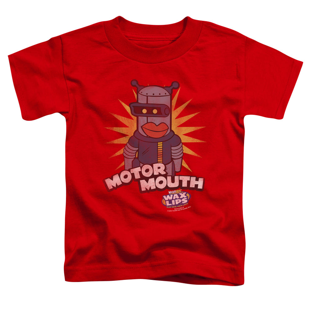 DUBBLE BUBBLE/MOTOR MOUTH - S/S TODDLER TEE - RED