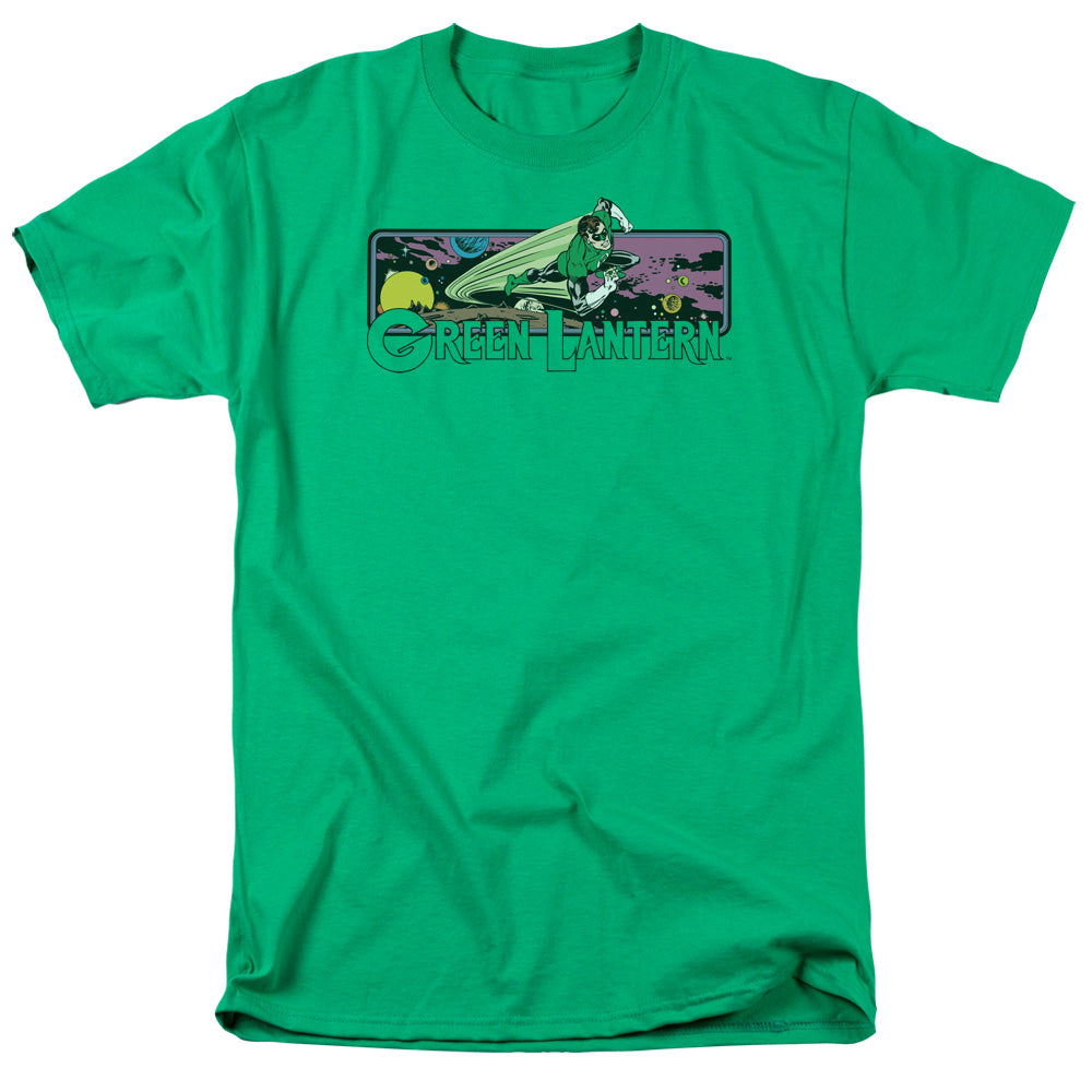 DC/GREEN LANTERN COSMOS - S/S ADULT 18/1 - KELLY GREEN