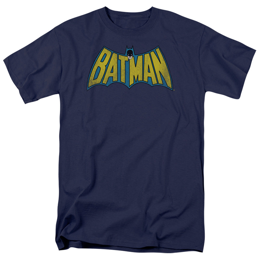 DC/CLASSIC BATMAN LOGO - S/S ADULT 18/1  -  NAVY