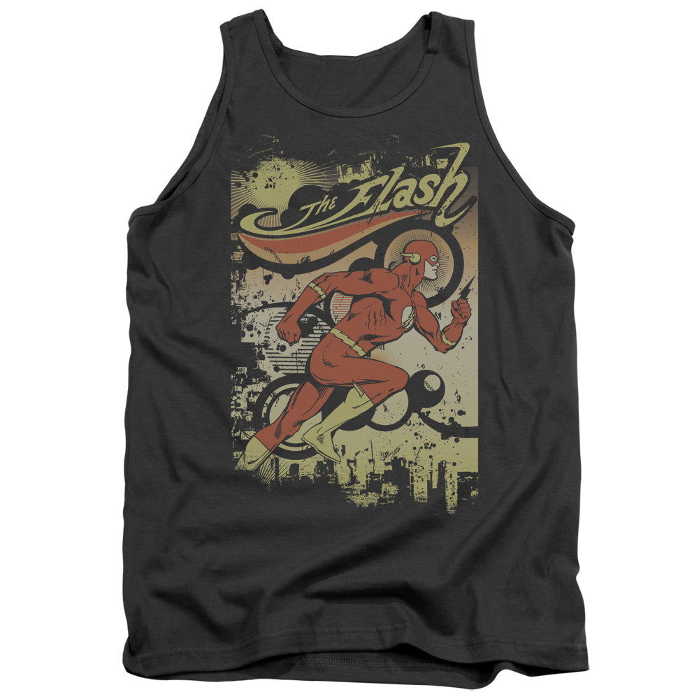 DC FLASH/JUST PASSING THROUGH - ADULT TANK - CHARCOAL