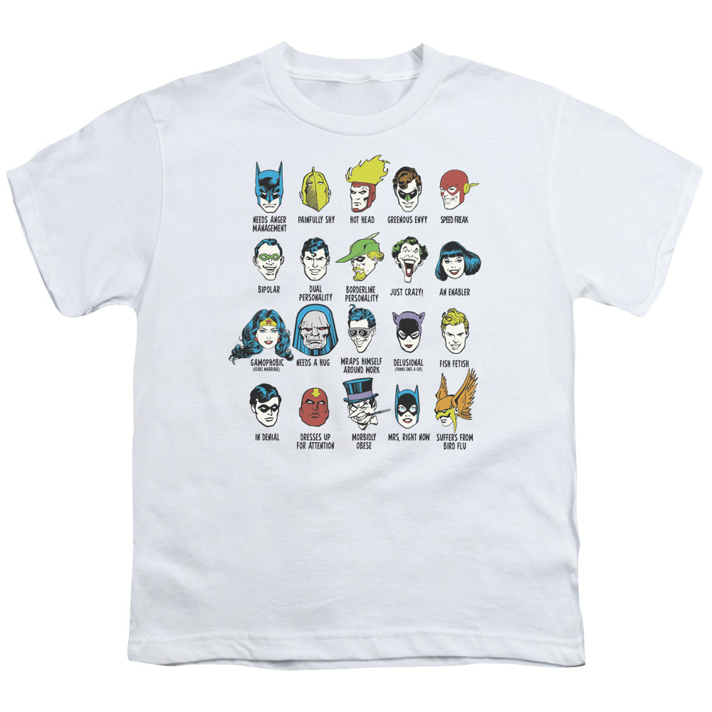 DC/SUPERHERO ISSUES - S/S YOUTH 18/1 - WHITE