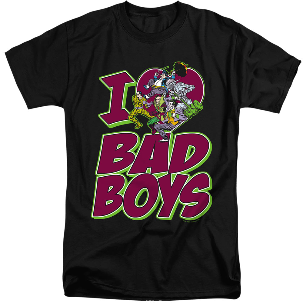 DC/I HEART BAD BOYS - S/S ADULT TALL 18/1 - BLACK