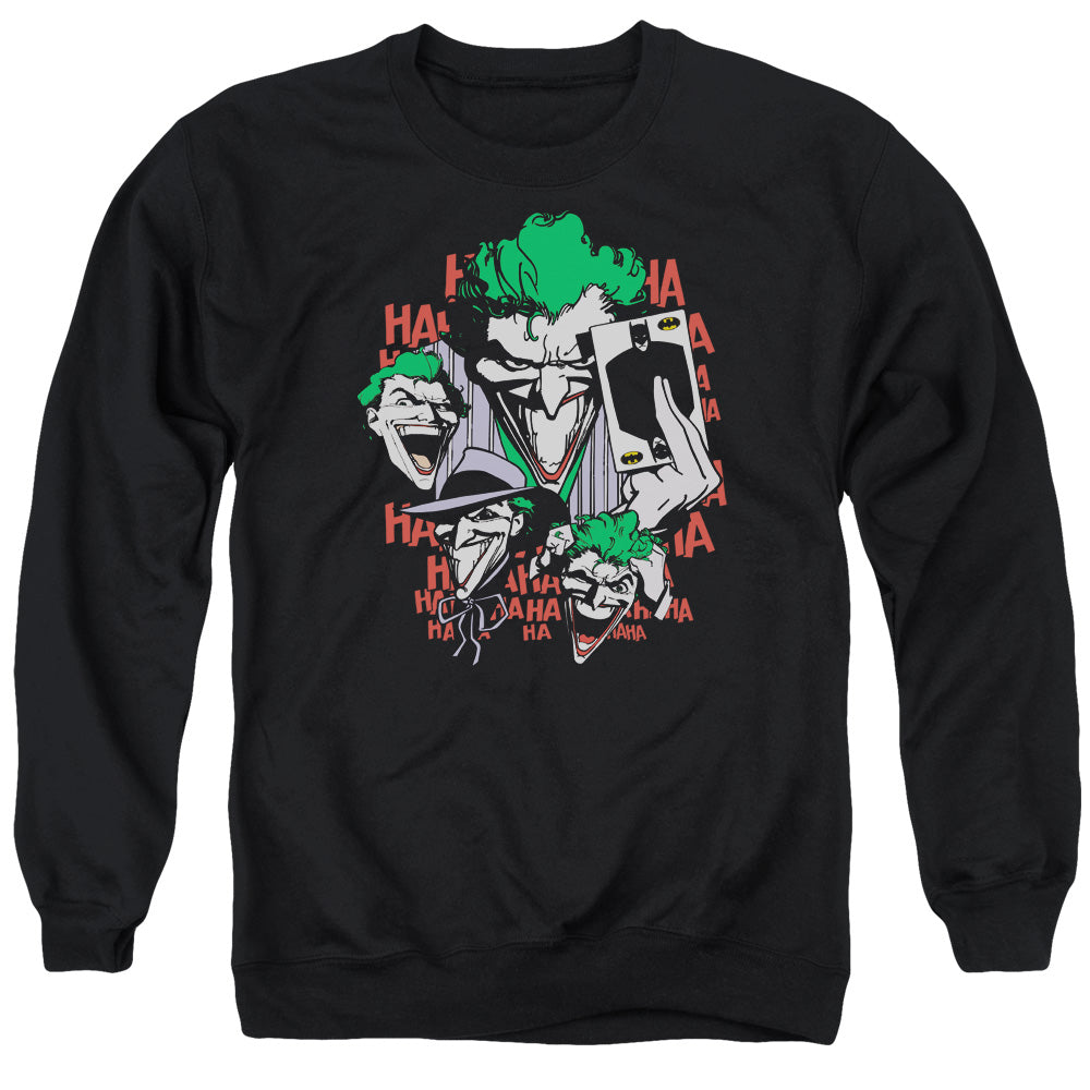 DC/FOUR OF A KIND - ADULT CREWNECK SWEATSHIRT - BLACK