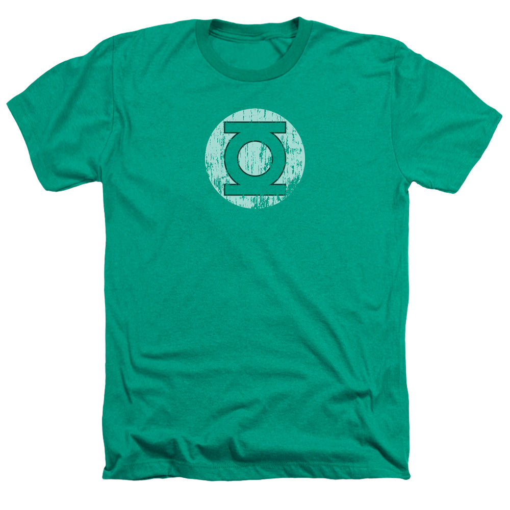 DC/DISTRESSED LANTERN LOGO - ADULT HEATHER - KELLY GREEN