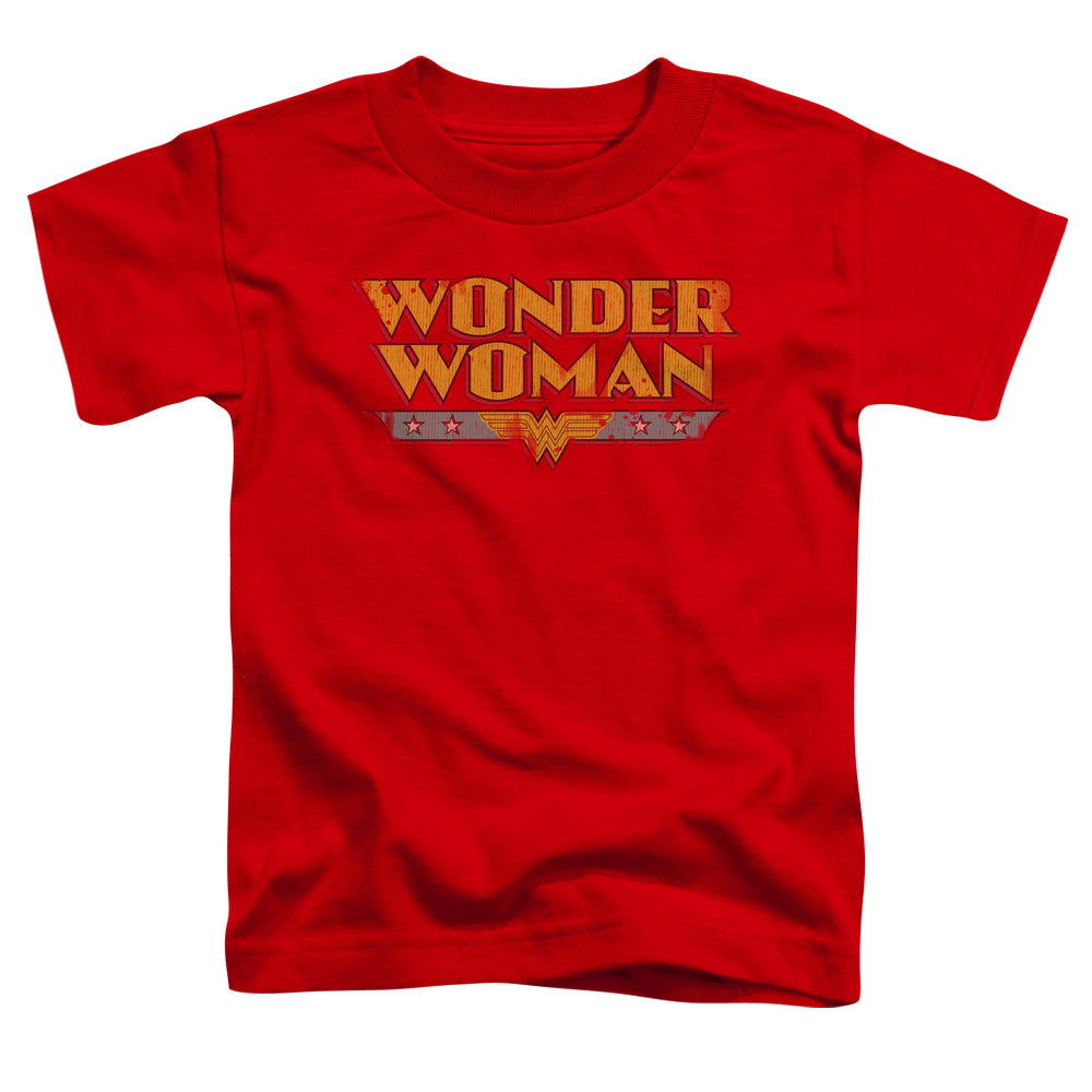 DC/WONDER WOMAN LOGO - S/S TODDLER TEE - RED