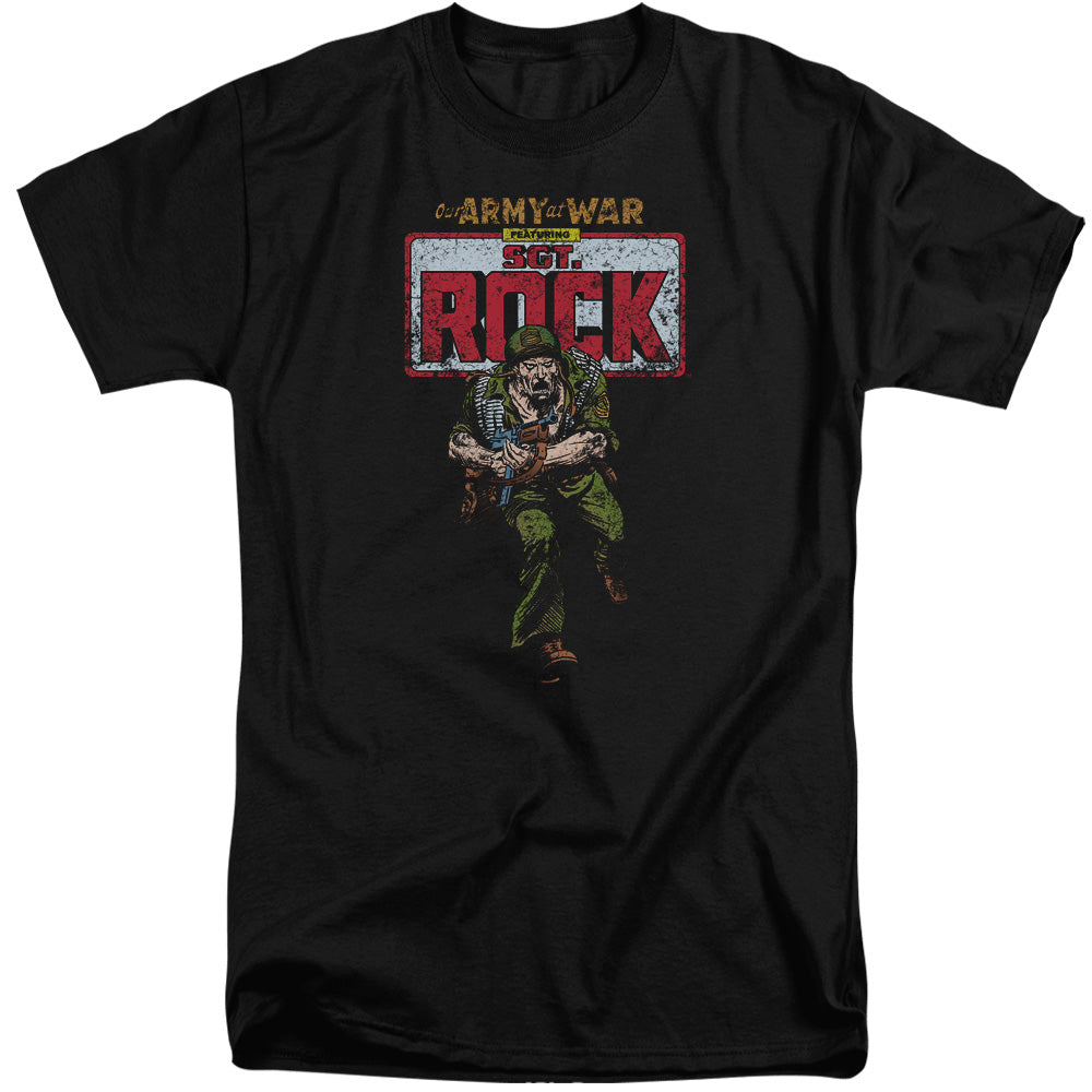 DC/SGT ROCK - S/S ADULT TALL 18/1 - BLACK