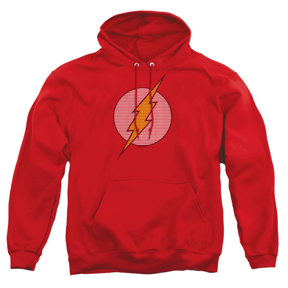 DC FLASH/FLASH LITTLE LOGOS - ADULT PULLOVER HOODIE - RED
