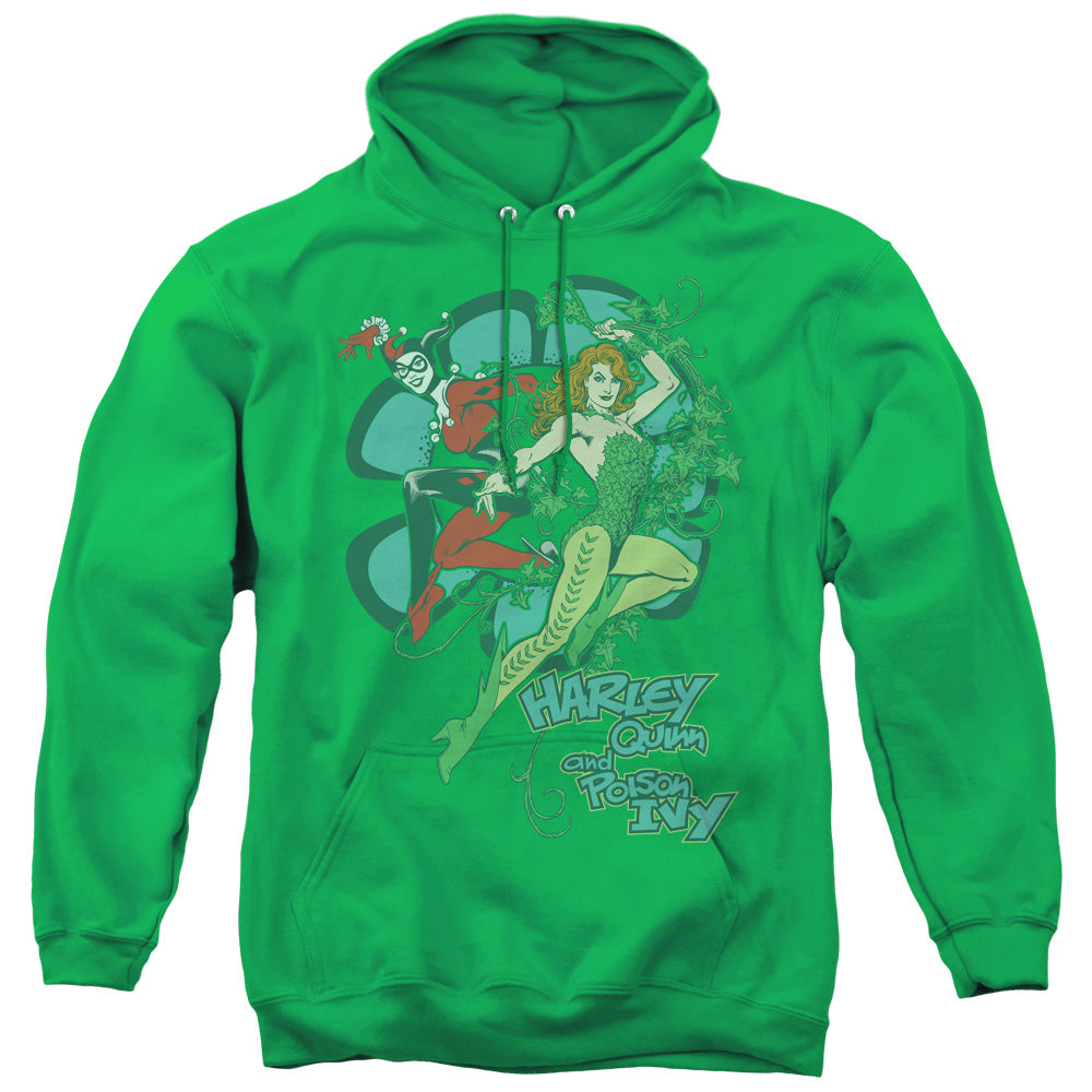 DC/HARLEY AND IVY - ADULT PULLOVER HOODIE - KELLY GREEN