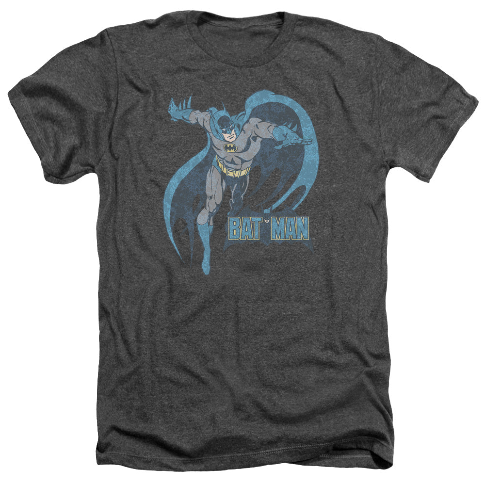 DCO/DESATURATED BATMAN - ADULT HEATHER - CHARCOAL