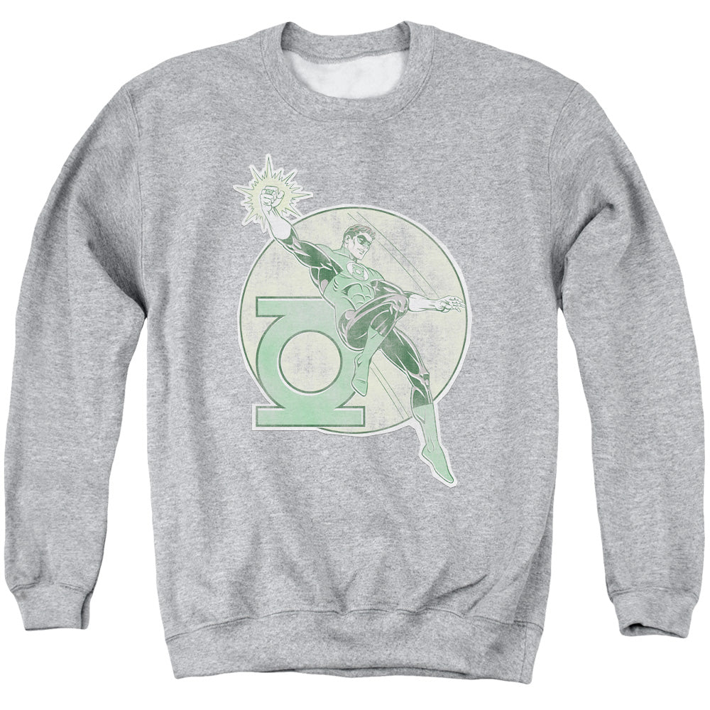 DCO/RETRO LANTERN IRON ON - ADULT CREWNECK SWEATSHIRT - ATHLETIC HEATHER