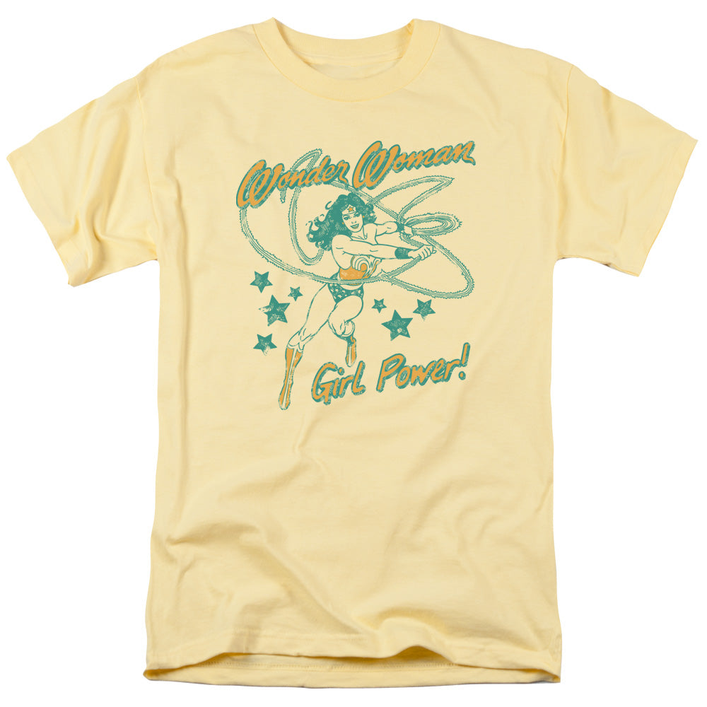 DC/WW GIRL POWER - S/S ADULT 18/1 - BANANA