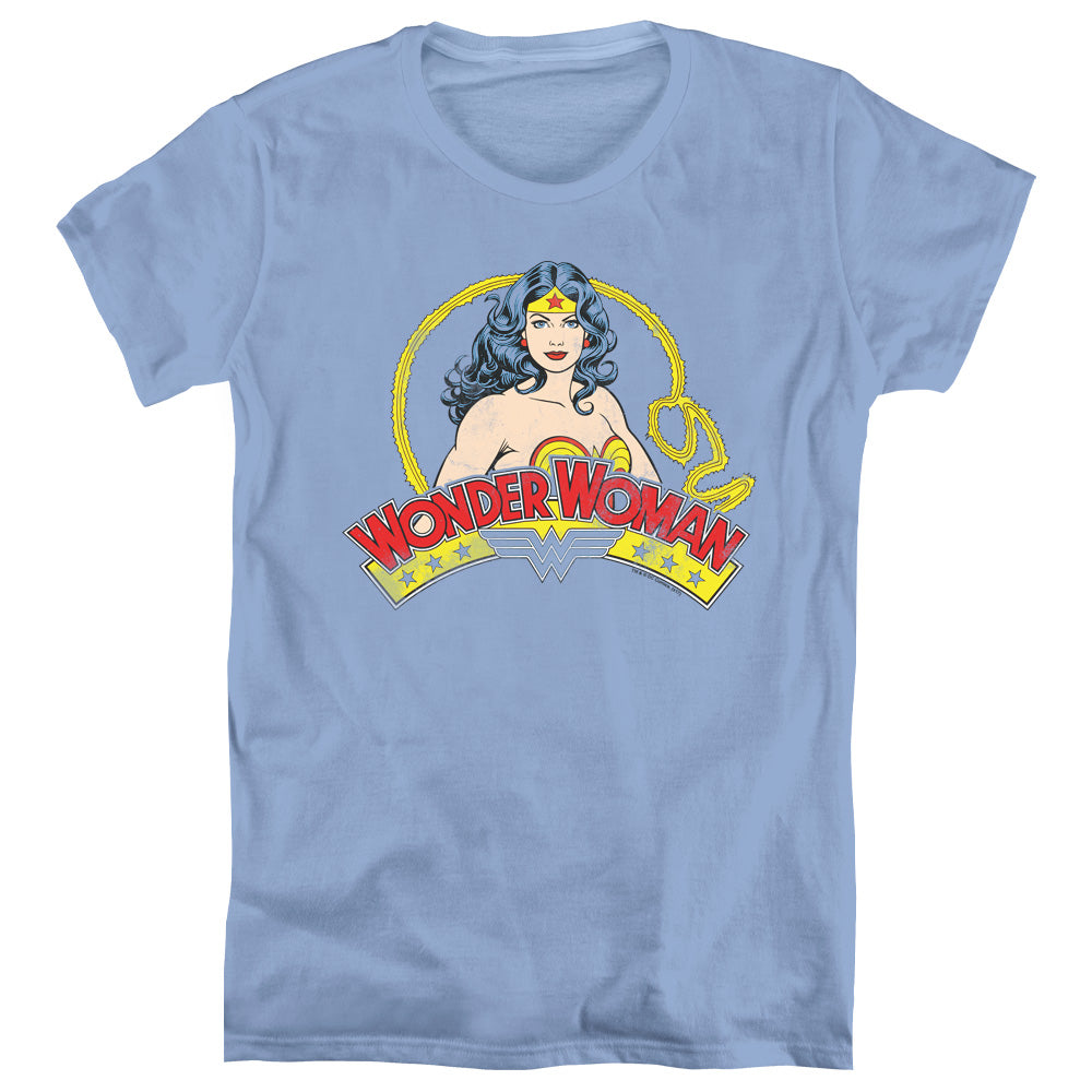DC/VINTAGE WOMAN - S/S WOMENS TEE - CAROLINA BLUE