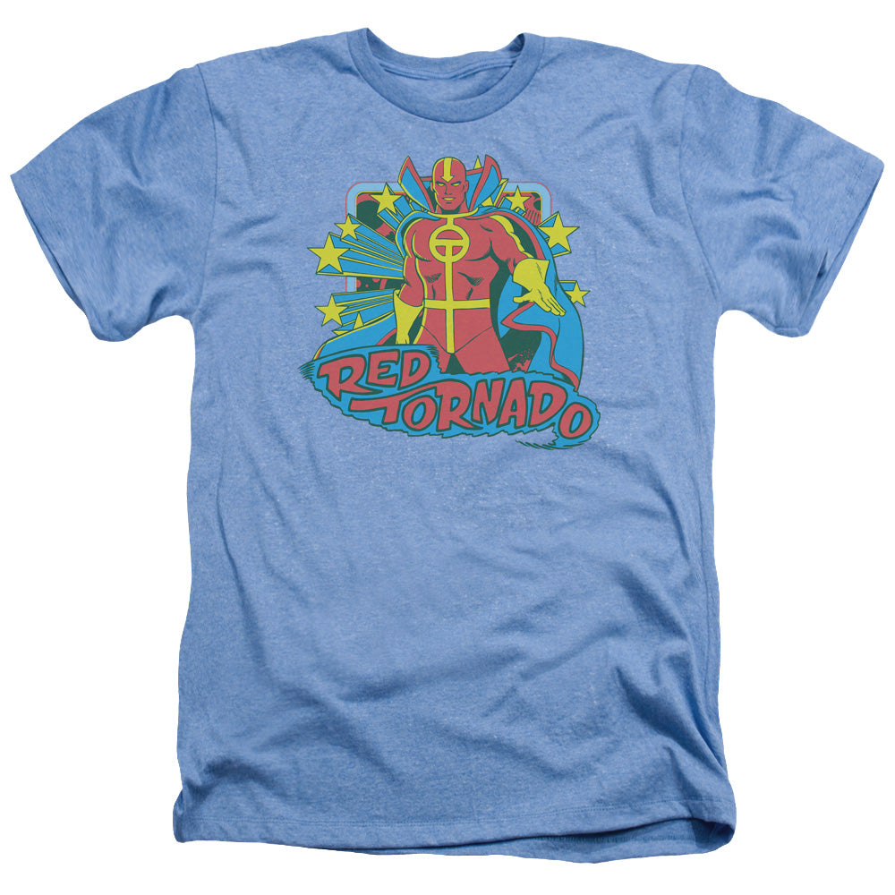 DC/RED TORNADO STARS - ADULT HEATHER - LIGHT BLUE
