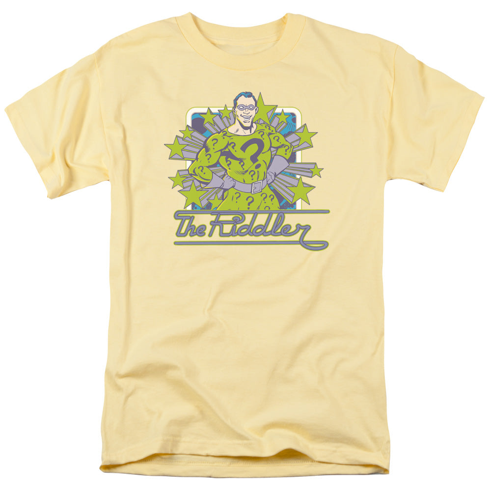 DC/RIDDLER STARS - S/S ADULT 18/1 - BANANA