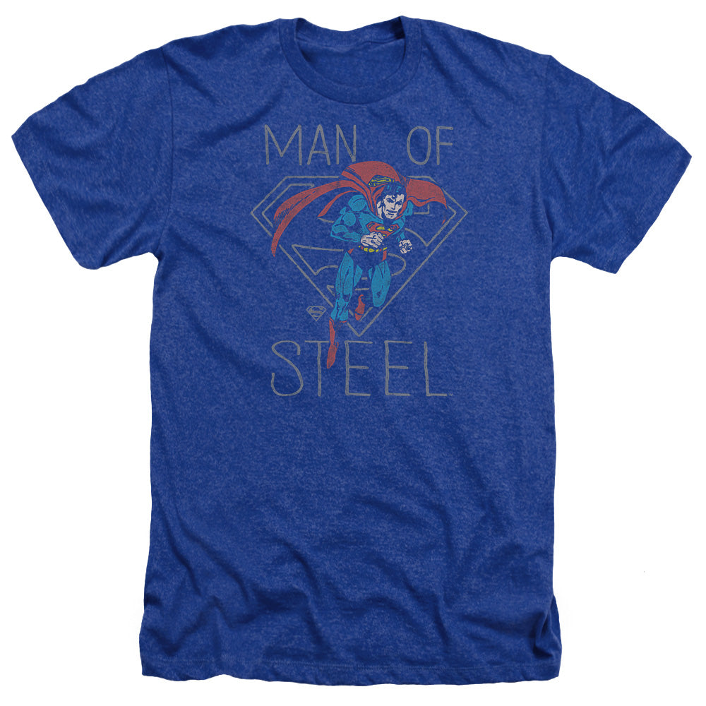 DC/HARDENED HEART - ADULT HEATHER - ROYAL BLUE