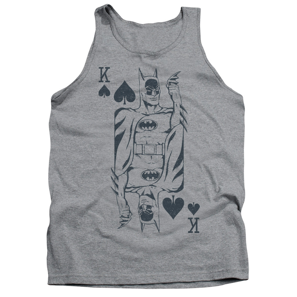 DC/BAT CARD - ADULT TANK - ATHLETIC HEATHER