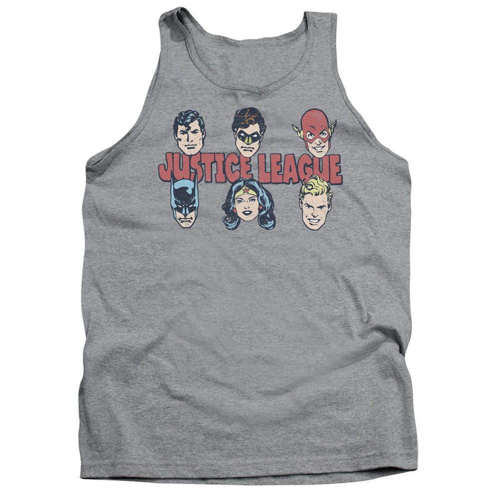 DC/JUSTICE LINEUP - ADULT TANK - ATHLETIC HEATHER