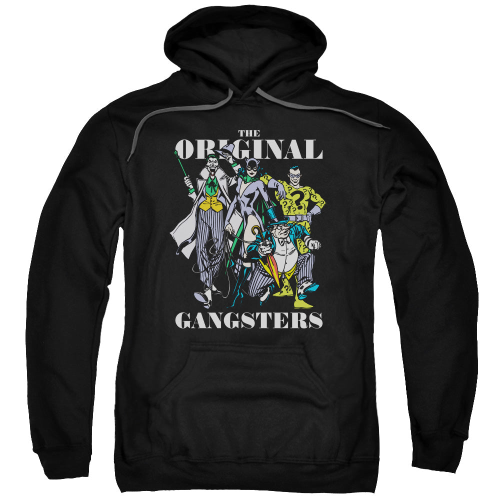 DC/ORIGINAL GANGSTERS - ADULT PULLOVER HOODIE - BLACK