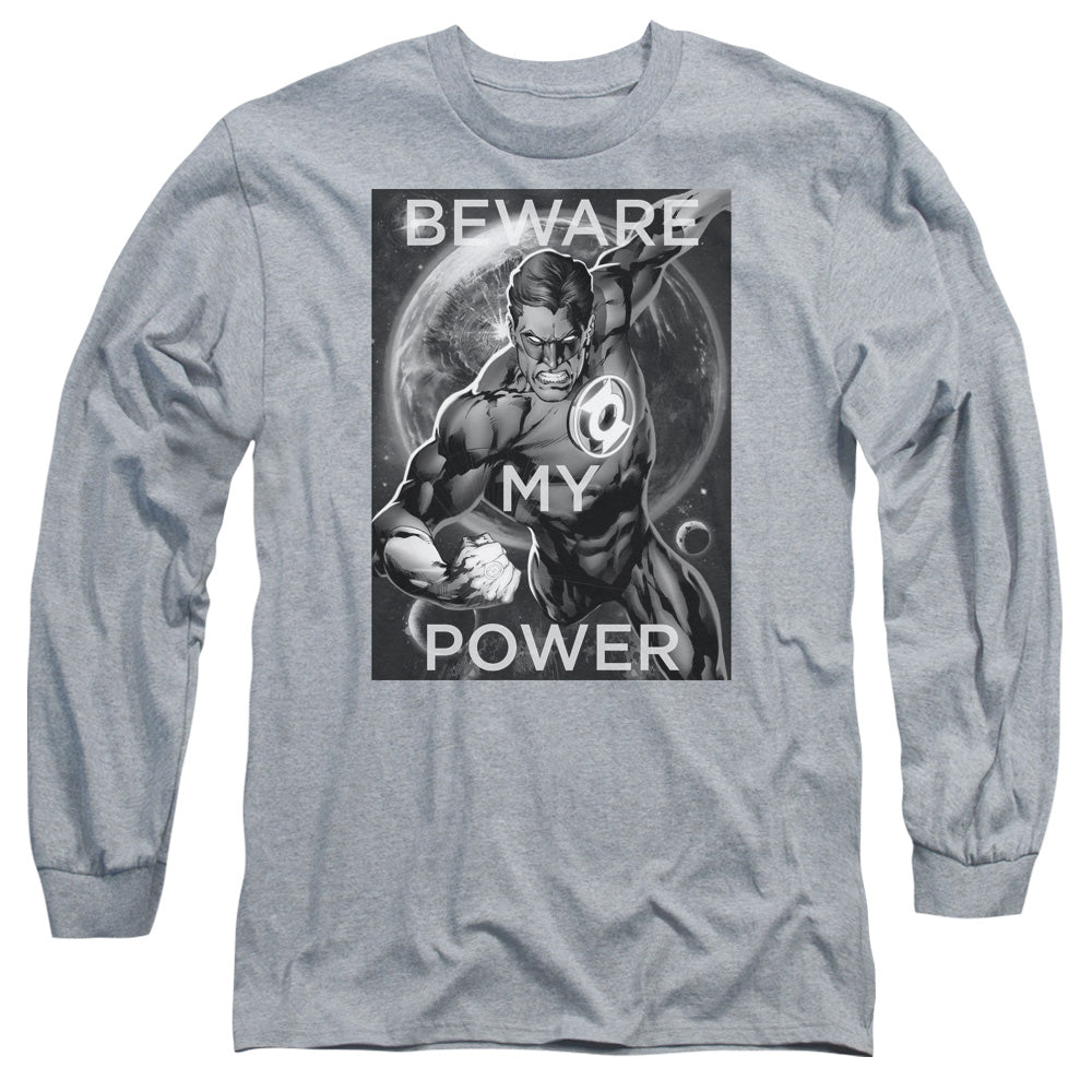 DC/POWER -  L/S ADULT 18/1  - ATHLETIC HEATHER
