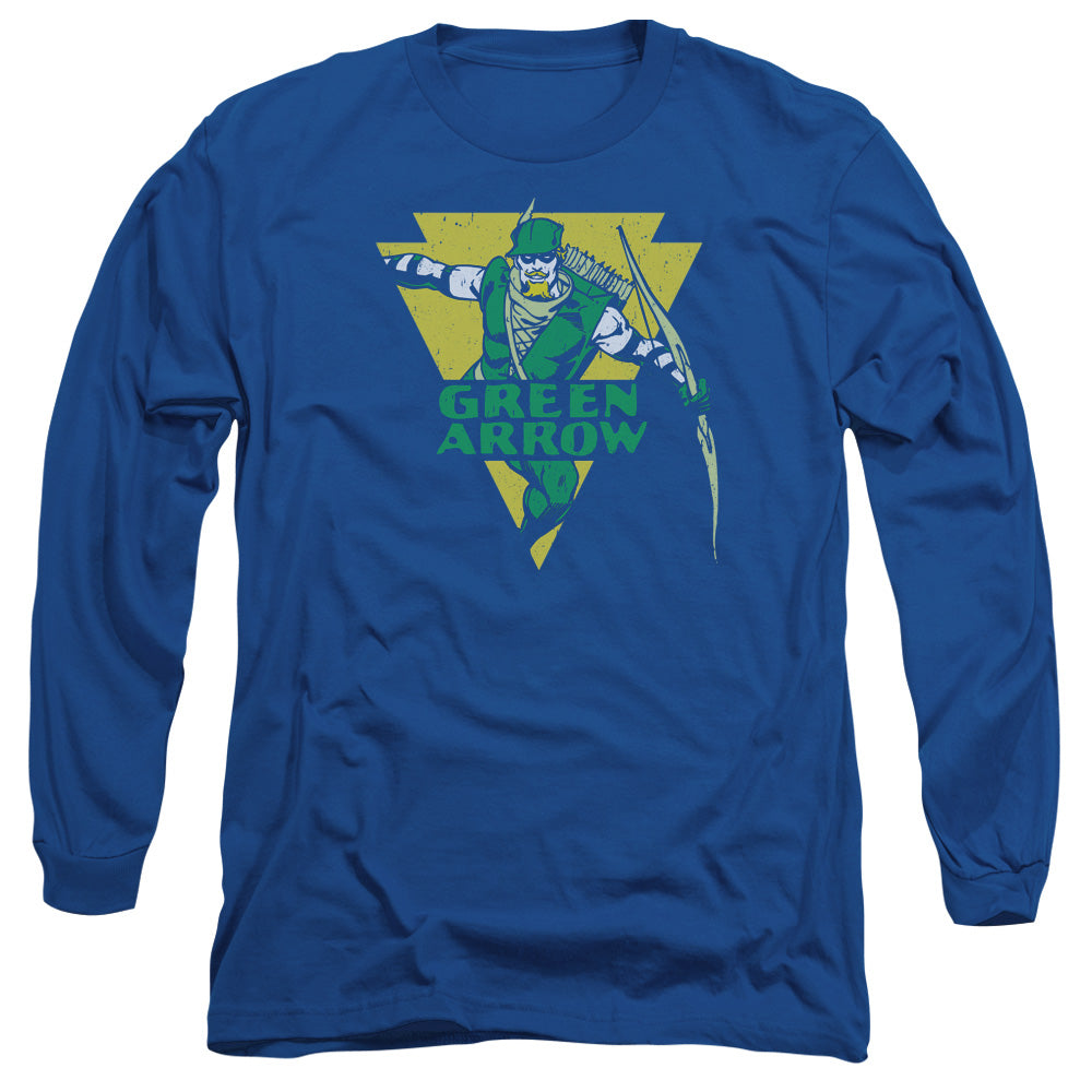 DC/DISTRESSED ARROW -  L/S ADULT 18/1  - ROYAL BLUE