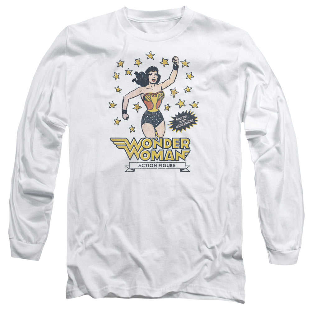DC/ACTION FIGURE -  L/S ADULT 18/1  - WHITE