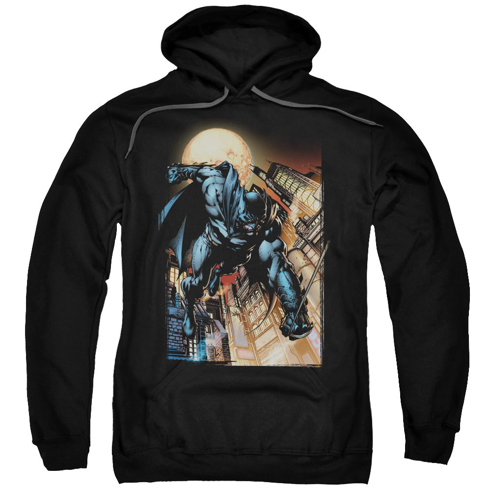 BATMAN/THE DARK KNIGHT #1 - ADULT PULLOVER HOODIE - BLACK