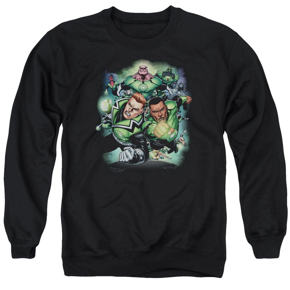 GREEN LANTERN/CORPS #1 - ADULT CREWNECK SWEATSHIRT - BLACK