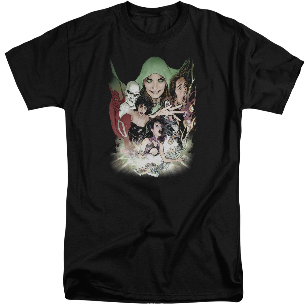DCR/JUSTICE LEAGUE DARK - S/S ADULT TALL 18/1 - BLACK