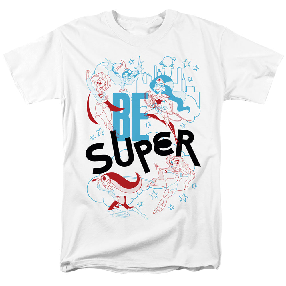 DC SUPERHERO GIRLS/BE SUPER - S/S ADULT 18/1 - WHITE