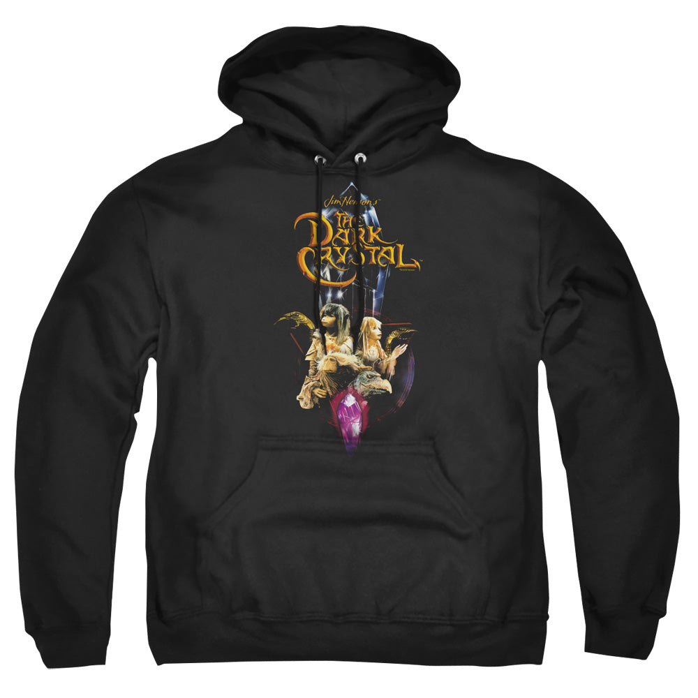 DARK CRYSTAL/CRYSTAL QUEST - ADULT PULLOVER HOODIE - BLACK