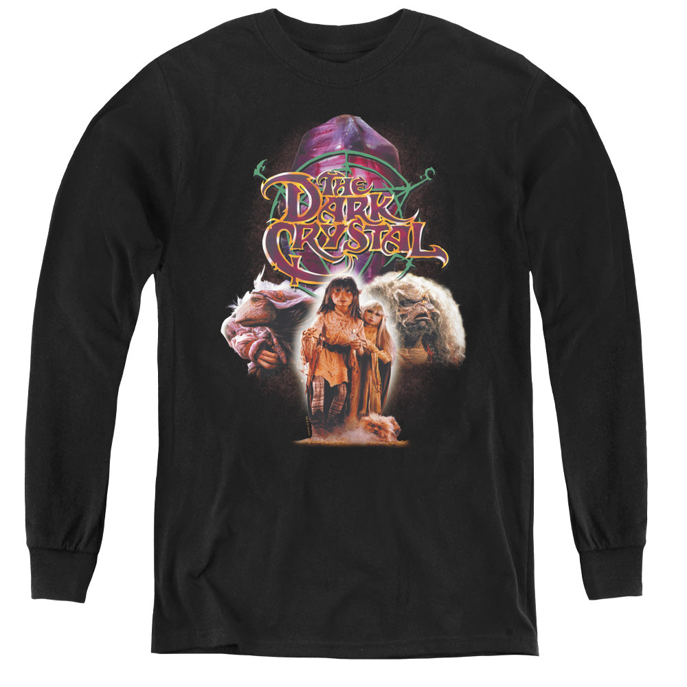 DARK CRYSTAL/THE GOOD GUYS - YOUTH LONG SLEEVE TEE - BLACK