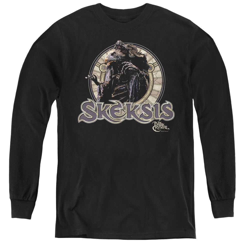 DARK CRYSTAL/SKEKSIS - YOUTH LONG SLEEVE TEE - BLACK