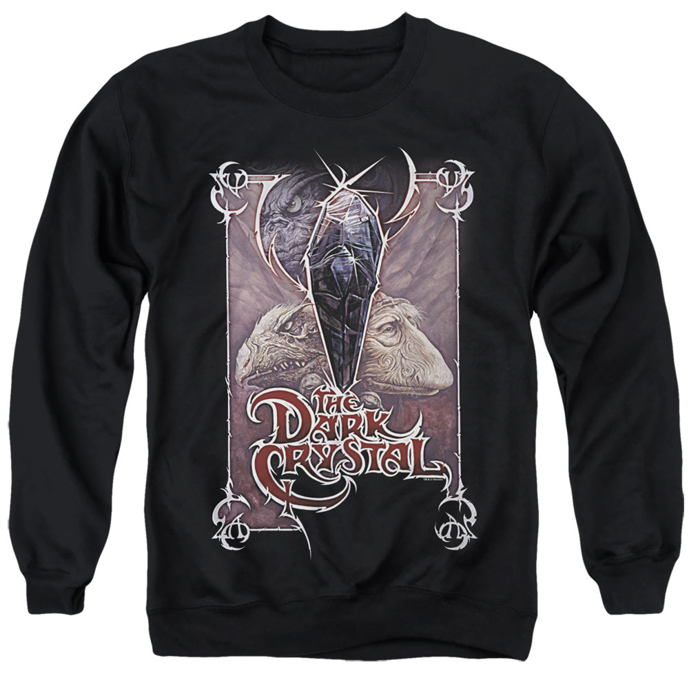DARK CRYSTAL/WICKED POSTER - ADULT CREWNECK SWEATSHIRT - BLACK