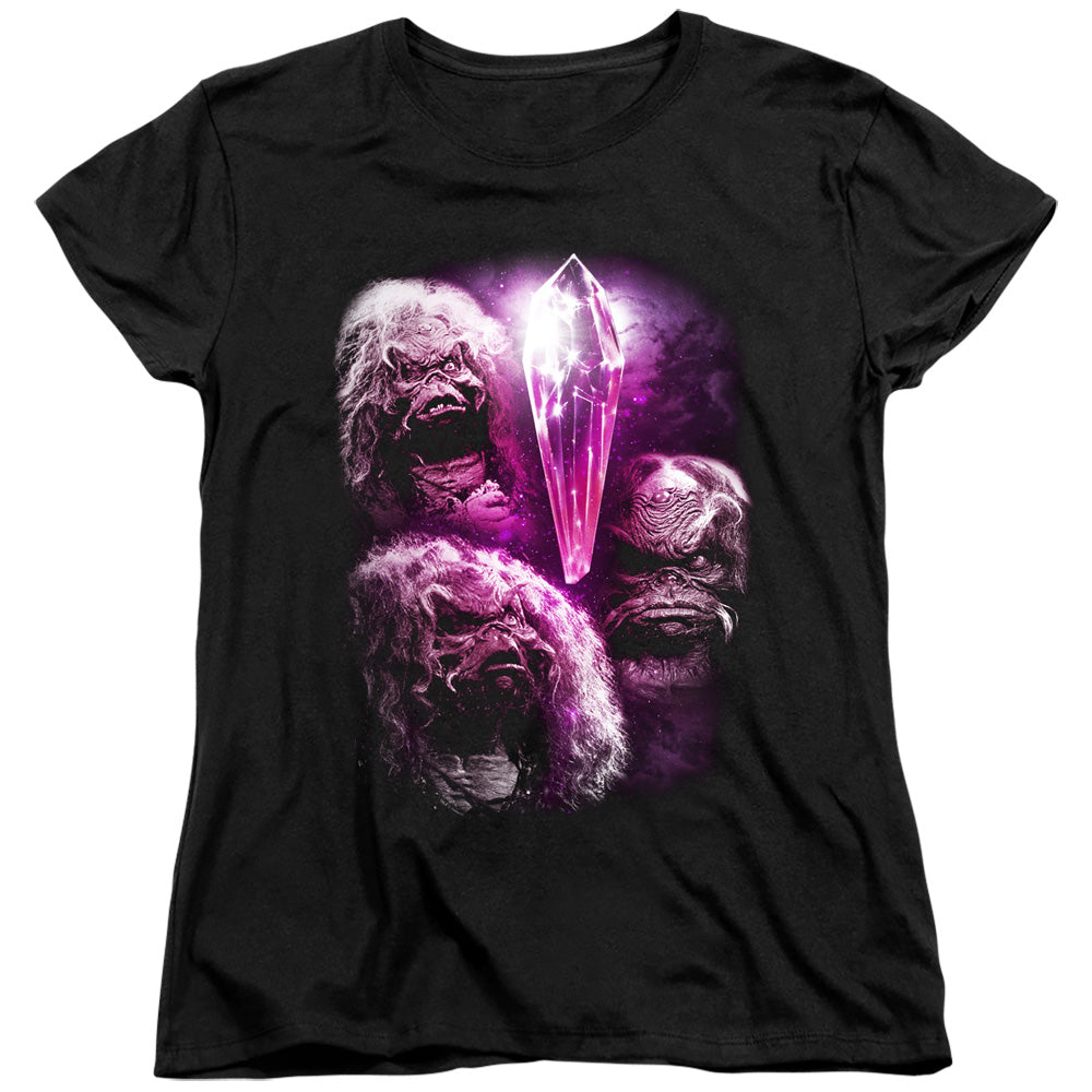 DARK CRYSTAL/HOWLING - S/S WOMENS TEE - BLACK