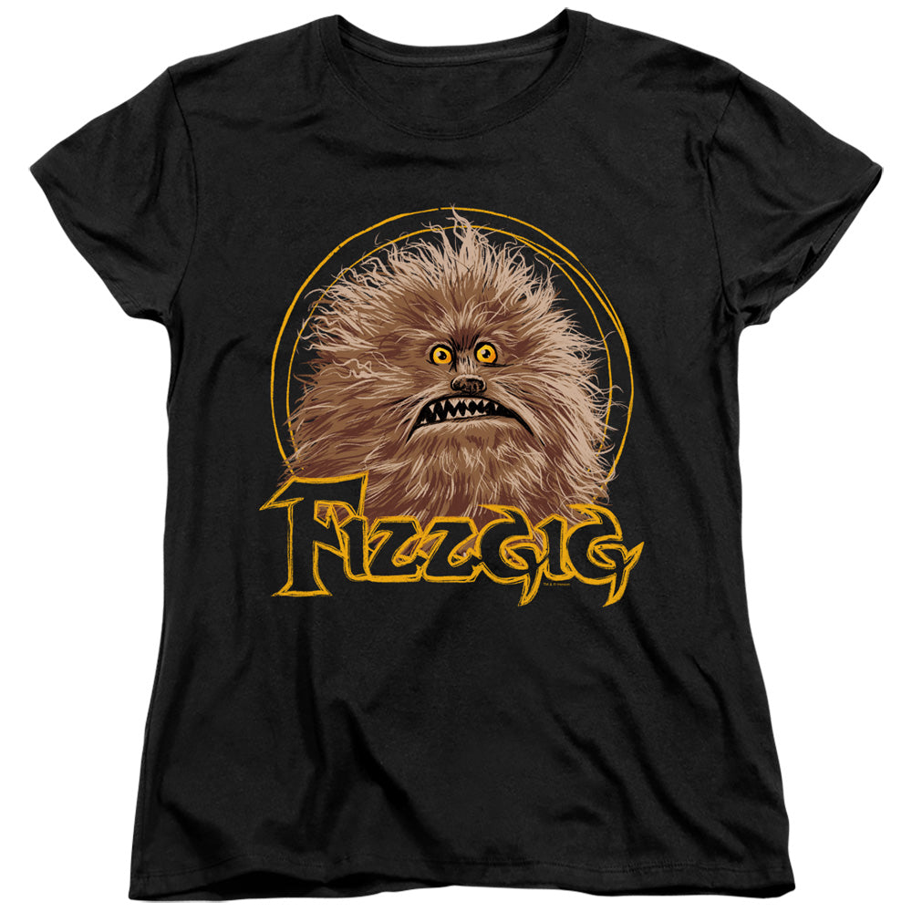 DARK CRYSTAL/FIZZGIG - S/S WOMENS TEE - BLACK