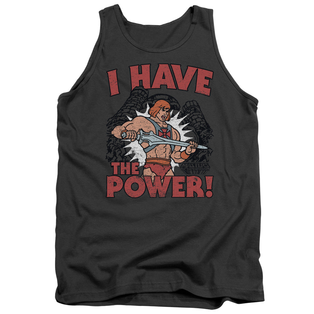 MASTERS OF THE UNIVERSE/I HAVE THE POWER - ADULT TANK - CHARCOAL