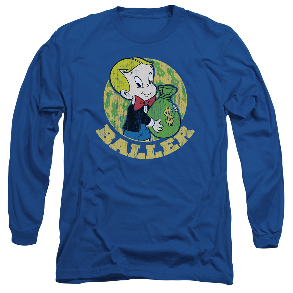 RICHIE RICH/BALLER -  L/S ADULT 18/1  - ROYAL BLUE