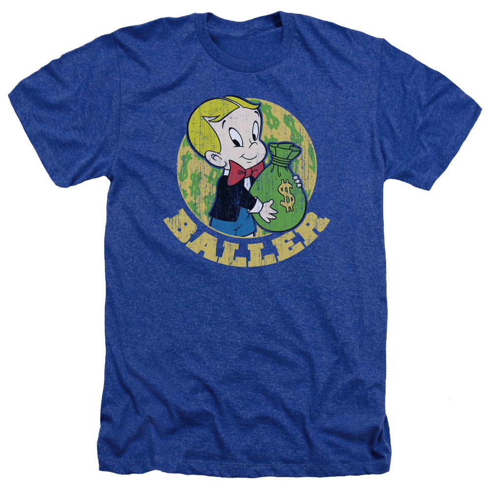 RICHIE RICH/BALLER - ADULT HEATHER - ROYAL BLUE