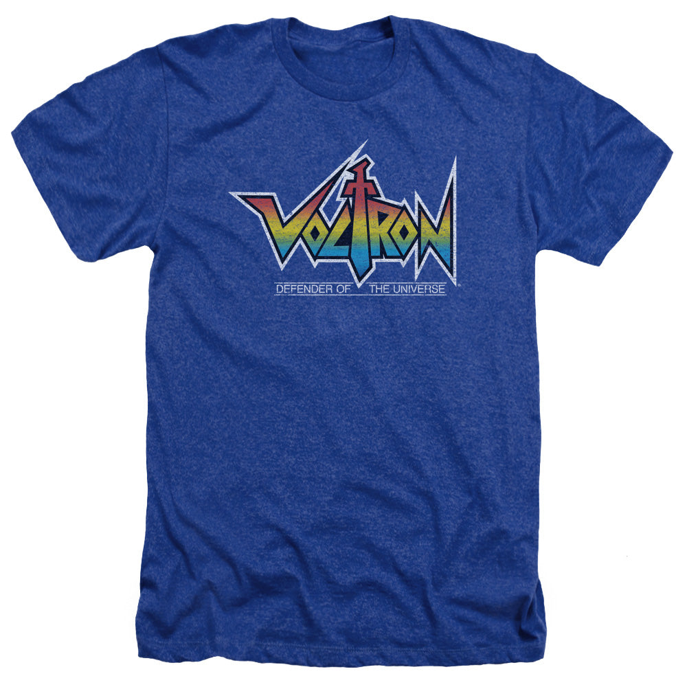 VOLTRON/LOGO - ADULT HEATHER - ROYAL BLUE