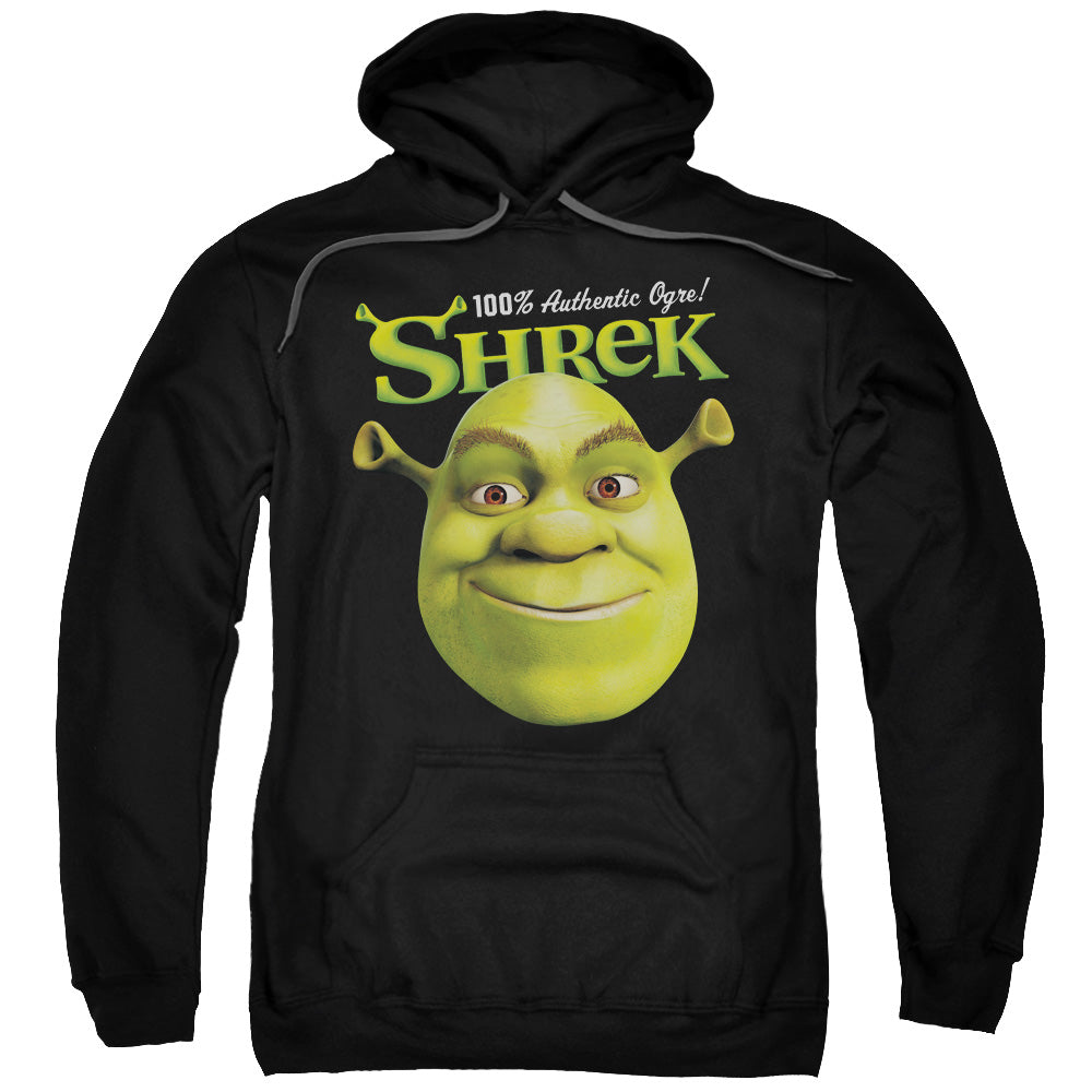 SHREK/AUTHENTIC - ADULT PULLOVER HOODIE - BLACK