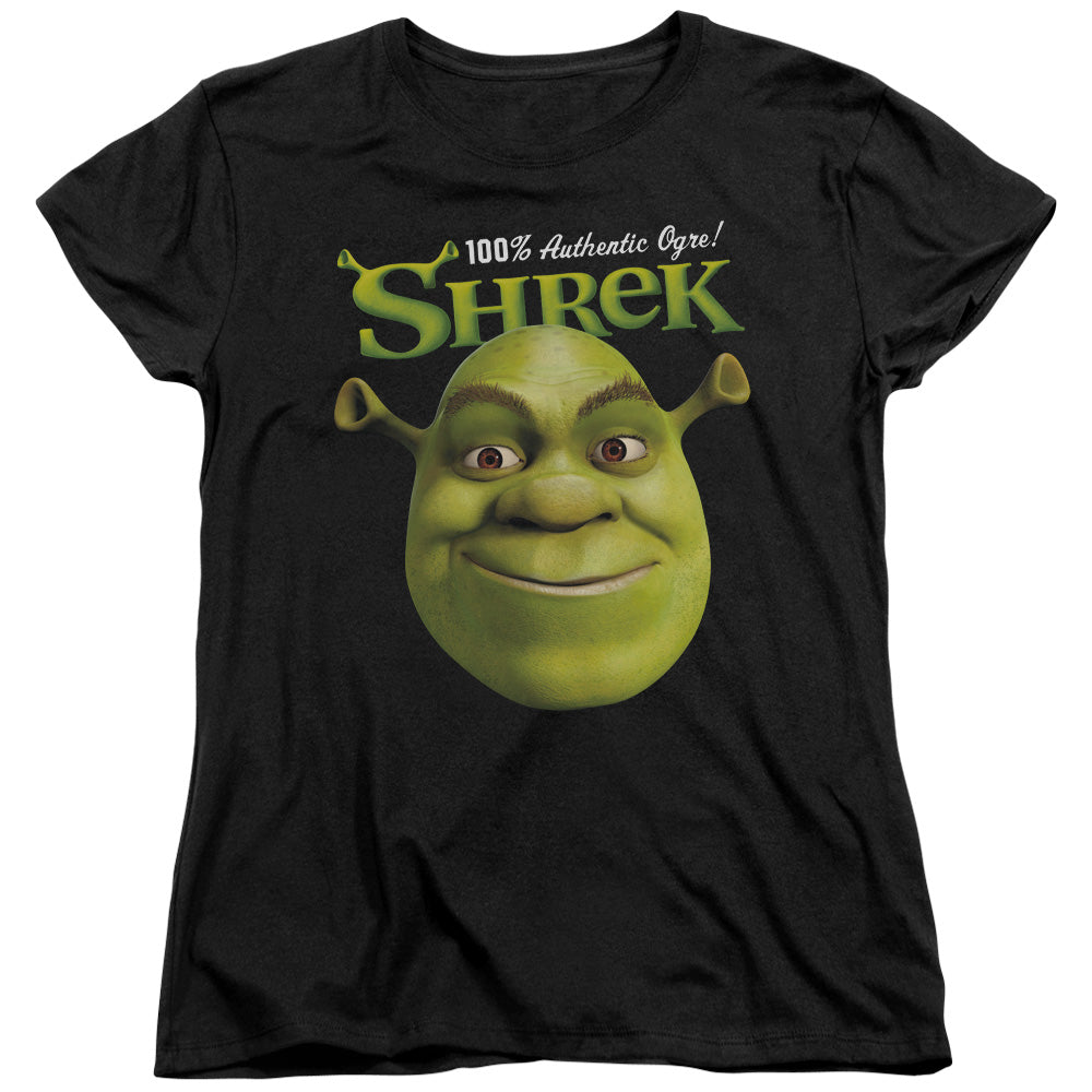 SHREK/AUTHENTIC - S/S WOMENS TEE - BLACK