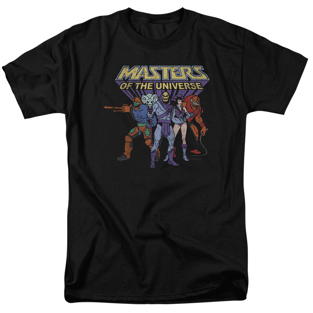 MASTERS OF THE UNIVERSE/TEAM OF VILLAINS - S/S ADULT 18/1  -  BLACK