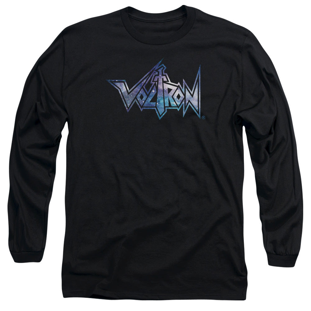 VOLTRON/SPACE LOGO -  L/S ADULT 18/1  - BLACK