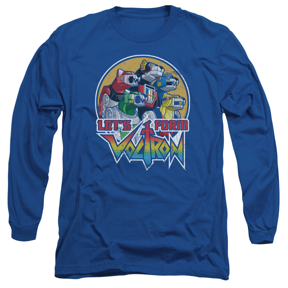 VOLTRON/LETS FORM -  L/S ADULT 18/1  - ROYAL BLUE