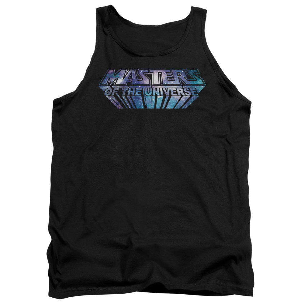 MASTERS OF THE UNIVERSE/SPACE LOGO - ADULT TANK - BLACK