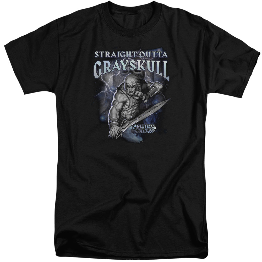 MASTERS OF THE UNIVERSE/STRAIGHT OUTTA GRAYSKULL - S/S ADULT TALL 18/1 - BLACK