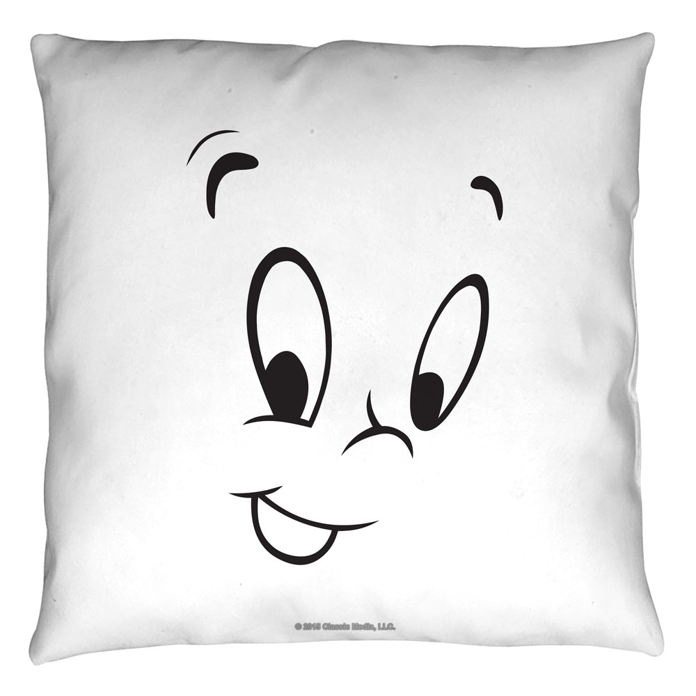 CASPER THE FRIENDLY GHOST/FACE - THROW PILLOW
