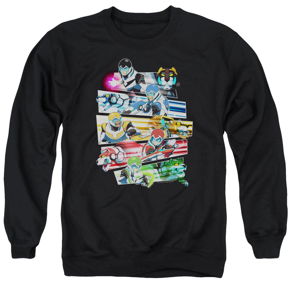 VOLTRON/PALADINS STRIKE - ADULT CREWNECK SWEATSHIRT - BLACK