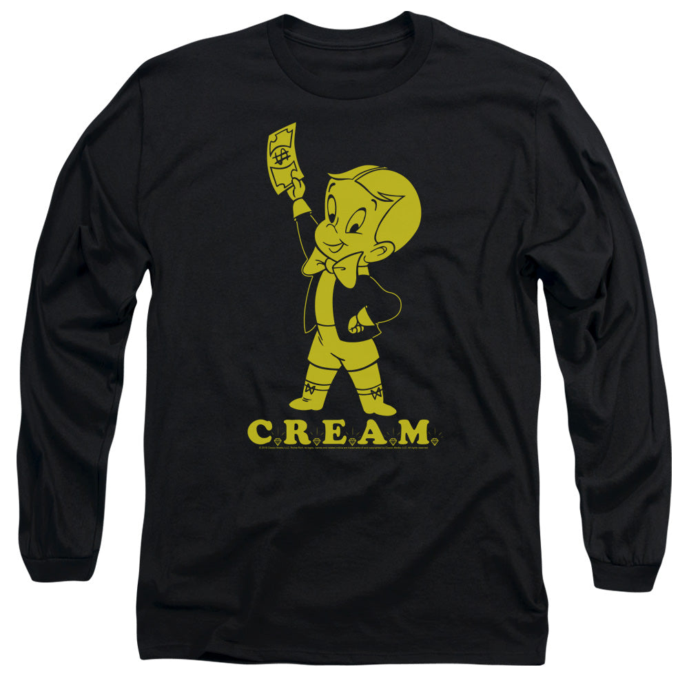 RICHIE RICH/CREAM - L/S ADULT 18/1 - BLACK