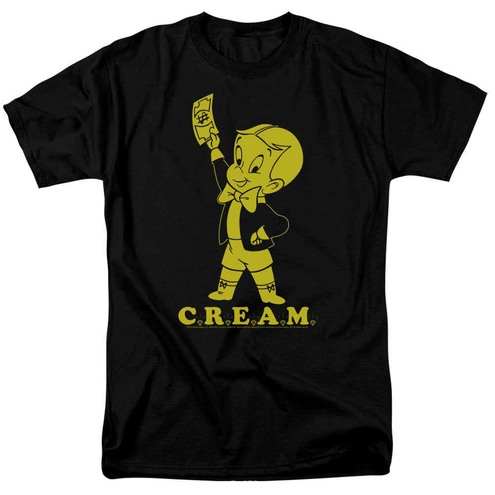 RICHIE RICH/CREAM - S/S ADULT 18/1 - BLACK